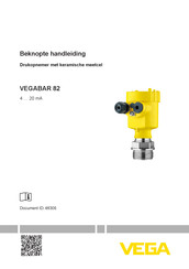 Vega VEGABAR 82 Handleiding