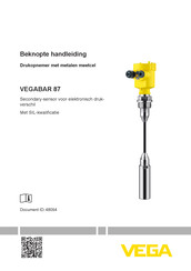 Vega VEGABAR 87 Handleiding