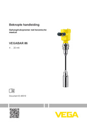 Vega VEGABAR 86 Handleiding