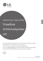 LG SPK8-S Eenvoudige Handleiding