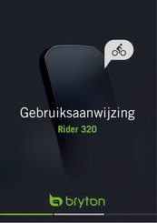 Bryton Rider 320 Gebruiksaanwijzing