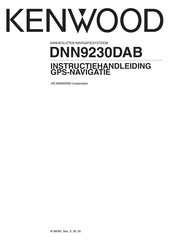 Kenwood DNN9230DAB Instructiehandleiding