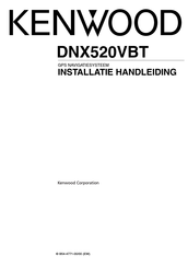 Kenwood DNX520VBT Installatiehandleiding