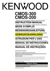 Kenwood CMOS-300 Gebruiksaanwijzing