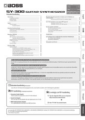 Boss SY-300 Gebruikershandleiding