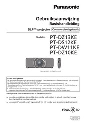 Panasonic PT-DS12KE Gebruiksaanwijzing