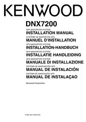 Kenwood DNX7200 Installatiehandleiding