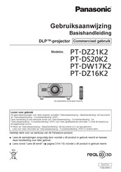 Panasonic PT-DZ16K2 Gebruiksaanwijzing