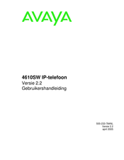 Avaya 4610SW Gebruikershandleiding