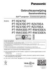 Panasonic PT-RZ370EA Gebruiksaanwijzing