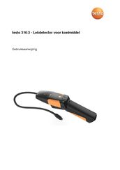 TESTO 316-3 Gebruiksaanwijzing