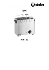 Bartscher 115129 Gebruiksaanwijzing