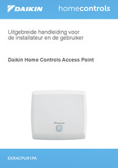 Daikin EKRACPUR1PA Uitgebreide Handleiding Voor De Installateur En De Gebruiker