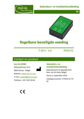 Mo-vis P010-52 Gebruikers- En Installatiehandleiding