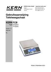 KERN FCB 6K-3DM Gebruiksaanwijzing