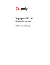 Poly Voyager 5200 UC Gebruikershandleiding