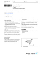 Endress+Hauser Liquipoint FTW33 IO-Link Beknopte Handleiding