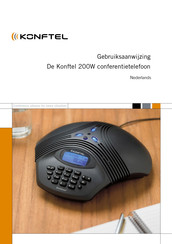 Konftel 200W Gebruiksaanwijzing