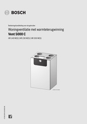 Bosch Vent 5000 C HR 140 W Bedieningshandleiding