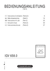 Kuppersbusch IGV 658.0 Gebruiksaanwijzing