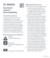 Bosch Eyes binnencamera II Korte Handleiding