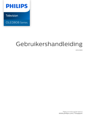 Philips OLED808 Series Gebruikershandleiding