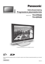 Panasonic TH-42PA30 Gebruiksaanwijzing