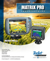 TeeJet Technologies Matrix Pro 840G Snelstartgids