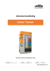ALFA Color Tester Gebruikershandleiding