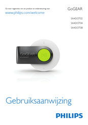 Philips GoGEAR SA4DOT04 Gebruiksaanwijzing