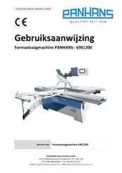 PANHANS TELE-DIGIT 690/200 Gebruiksaanwijzing