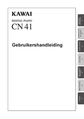 Kawai CN41 Gebruikershandleiding