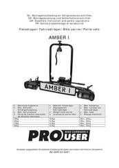 pro user AMBER I Montagehandleiding En Veiligheidsvoorschriften