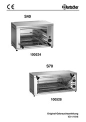 Bartscher 100524 Gebruiksaanwijzing