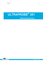 UE Systems ULTRAPROBE 201 Bedieningshandleiding