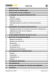 Powerplus POWX1730 Gebruiksaanwijzing