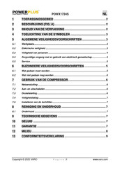 Powerplus POWX1724S Gebruiksaanwijzing