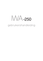 Monitor Audio IWA-250 Gebruikershandleiding