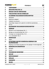 Powerplus POWX0614 Gebruiksaanwijzing