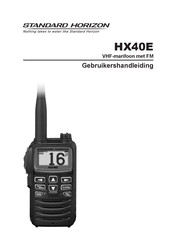 Standard Horizon HX40E Gebruikershandleiding