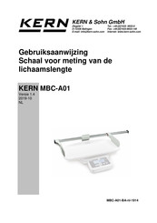 KERN MBC-A01 Gebruiksaanwijzing