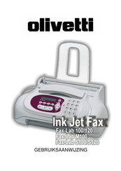 Olivetti Fax-Lab 120 Gebruiksaanwijzing