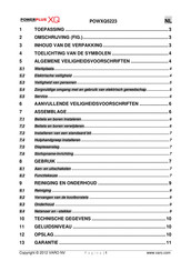 Powerplus XQ POWXQ5223 Handleiding