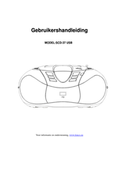 LENCO SCD-37 USB Gebruikershandleiding