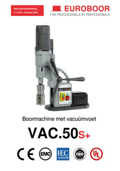 Euroboor VAC.50S+ Gebruikershandleiding