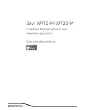 Plantronics Savi W710-M Gebruikershandleiding