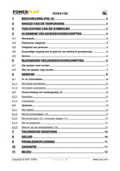 Powerplus POWX1706 Gebruiksaanwijzing