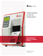 Avery Dennison Monarch Tabletop Printer 2 Handleiding Voor De Gebruiker