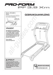 Pro-Form PF 3.9 Xm Gebruiksaanwijzing