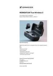 Sennheiser MOMENTUM True Wireless 3 Gebruiksaanwijzing